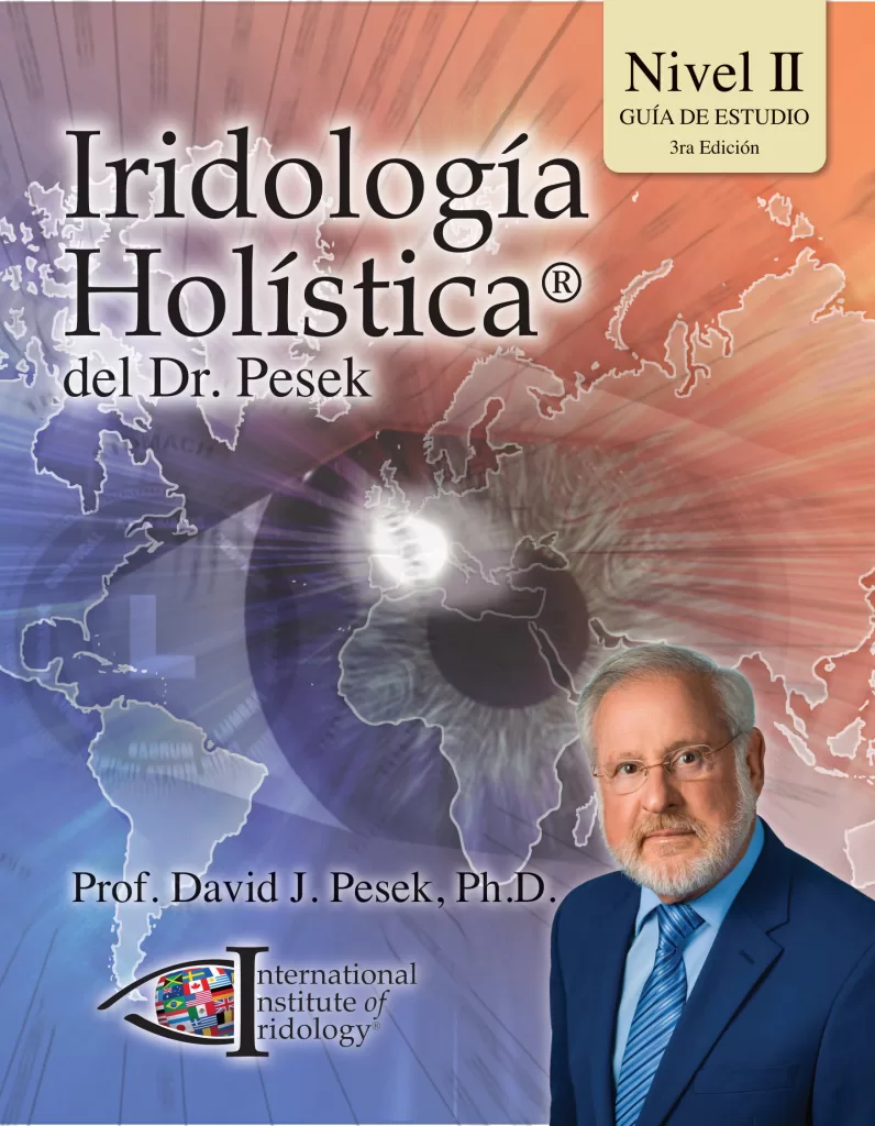 Portada del Manual Guía de Estudio del Nivel II de Iridología Holística del Dr. Pesek